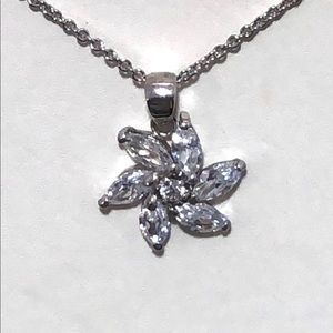 6 Marquise CZ flower Pendant